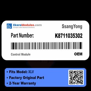 K8711035302 Control Module | SsangYong XLV | Genuine OEM Part