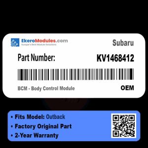 KV1468412 BCM - Body Control Module | Subaru Outback | Genuine OEM Part