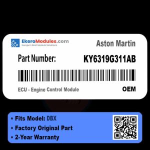 KY6319G311AB ECU - Engine Control Module | Aston Martin DBX | Genuine OEM Part