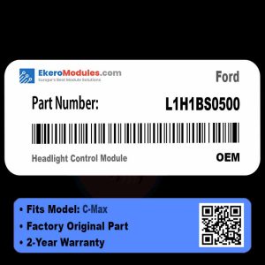 L1H1BS0500 Headlight Control Module | Ford C-Max | Genuine OEM Part