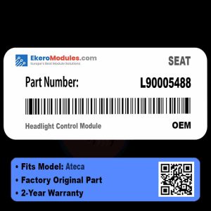 L90005488 Headlight Control Module | SEAT Ateca | Genuine OEM Part