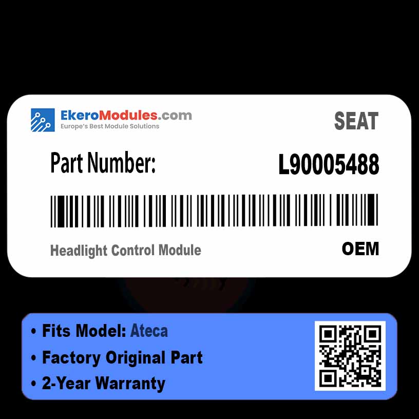 L90005488 Headlight Control Module | SEAT Ateca | Genuine OEM Part