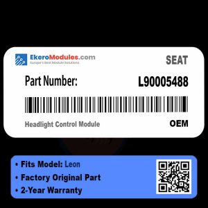 L90005488 Headlight Control Module | SEAT Leon | Genuine OEM Part