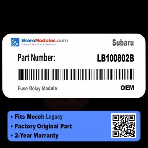 LB100802B Fuse Relay Module | Subaru Legacy | Genuine OEM Part