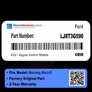 LJ8T3G590 ECU - Engine Control Module | Ford Mustang Mach-E | Genuine OEM Part