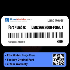 LMU26G3000-FGEU1 Compass Module | Land Rover Range Rover | Genuine OEM Part