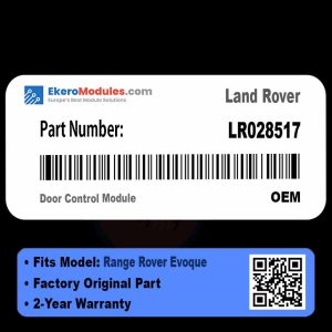 LR028517 Door Control Module | Land Rover Range Rover Evoque | Genuine OEM Part