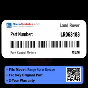 LR063183 Park Control Module | Land Rover Range Rover Evoque | Genuine OEM Part