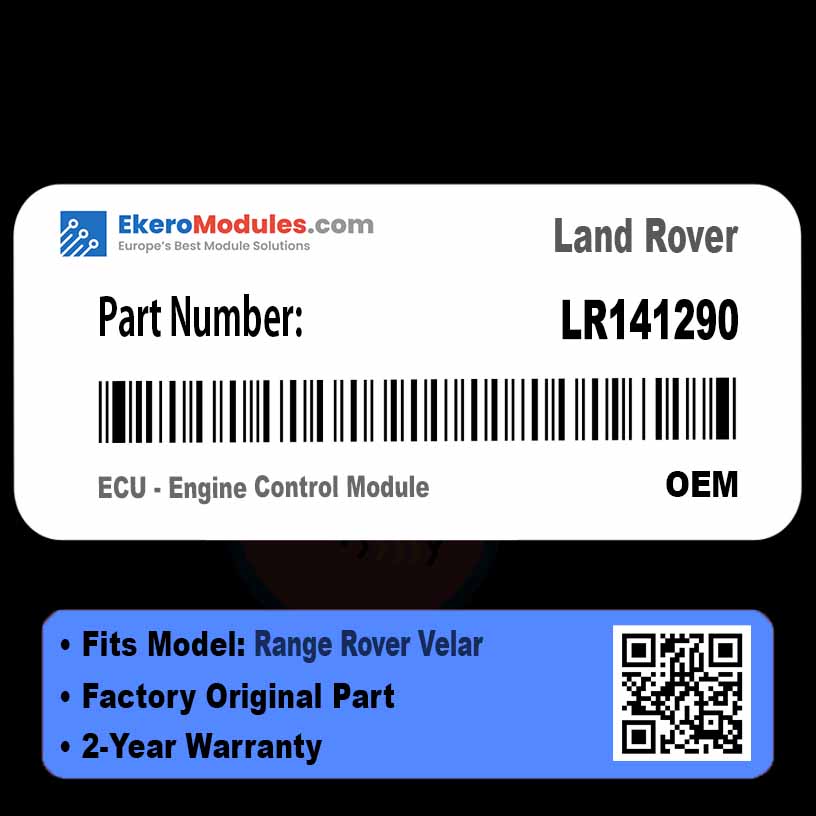 LR141290 ECU - Engine Control Module | Land Rover Range Rover Velar | Genuine OEM Part