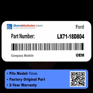 LX71-18D804 Compass Module | Ford Focus | Genuine OEM Part