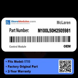 M100L50H2505981 Control Module | McLaren 570S | Genuine OEM Part