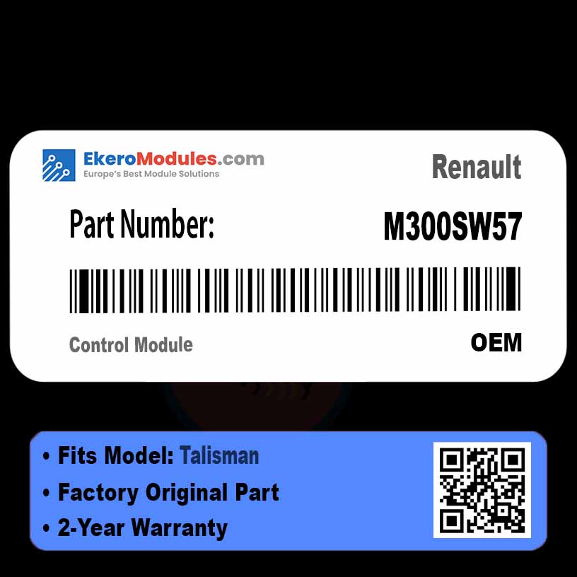 M300SW57 Control Module | Renault Talisman | Genuine OEM Part