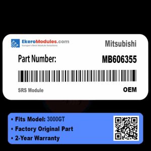 MB606355 SRS Module | Mitsubishi 3000GT | Genuine OEM Part