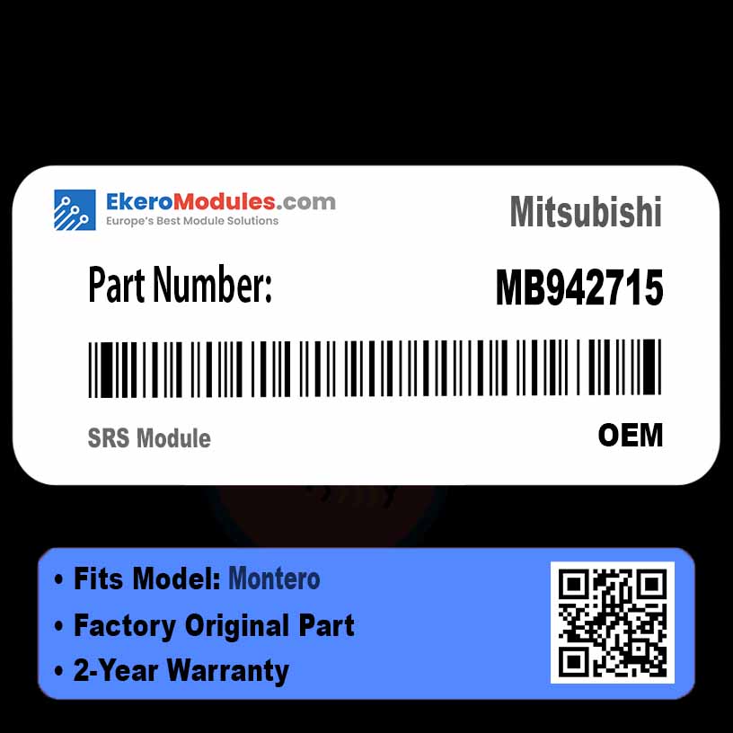 MB942715 SRS Module | Mitsubishi Montero | Genuine OEM Part