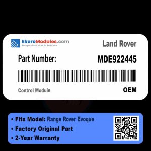 MDE922445 Control Module | Land Rover Range Rover Evoque | Genuine OEM Part