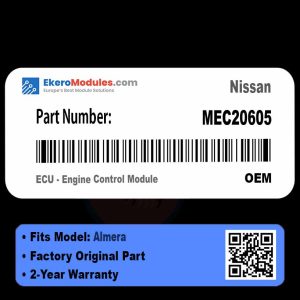 MEC20-605 ECU - Engine Control Module | Nissan Almera | Genuine OEM Part