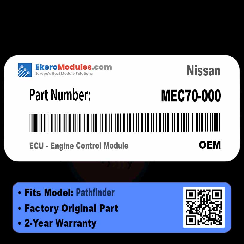 MEC70-000 ECU - Engine Control Module | Nissan Pathfinder | Genuine OEM Part