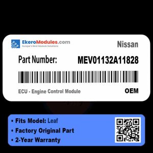 MEV01132A11828 ECU - Engine Control Module | Nissan Leaf | Genuine OEM Part