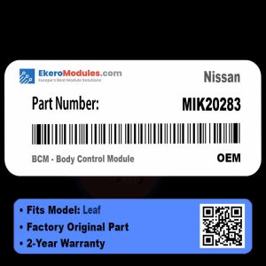 MIK20283 BCM - Body Control Module | Nissan Leaf | Genuine OEM Part