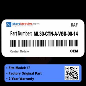 ML30-CTN-A-VGD-00-14 Control Module | DAF XF | Genuine OEM Part