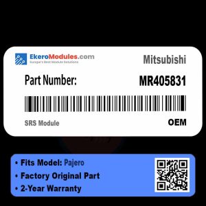 MR405831 SRS Module | Mitsubishi Pajero | Genuine OEM Part