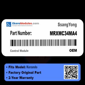 MRXMC34MA4 Control Module | SsangYong Korando | Genuine OEM Part