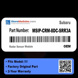 MSIP-CRM-8DC-SRR3A Radar Sensor Module | Subaru XV | Genuine OEM Part