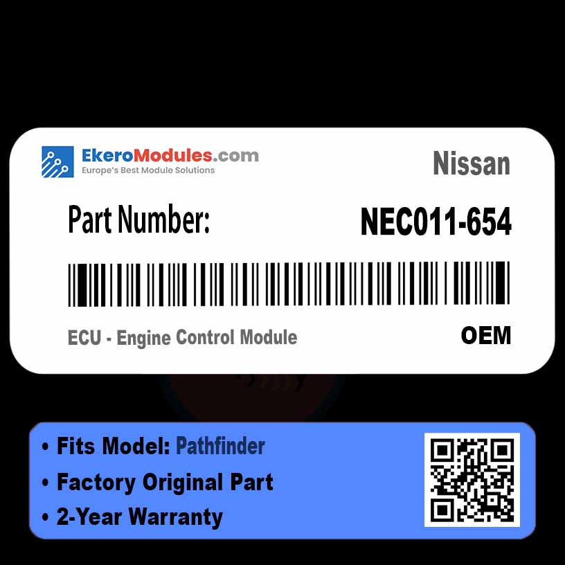 NEC011-654 ECU - Engine Control Module | Nissan Pathfinder | Genuine OEM Part