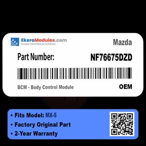 NF76675DZD BCM - Body Control Module | Mazda MX-5 | Genuine OEM Part