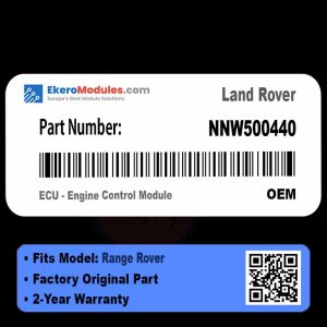 NNW500440 ECU - Engine Control Module | Land Rover Range Rover | Genuine OEM Part