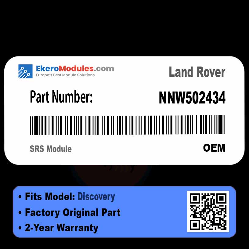 NNW502434 SRS Module | Land Rover Discovery | Genuine OEM Part