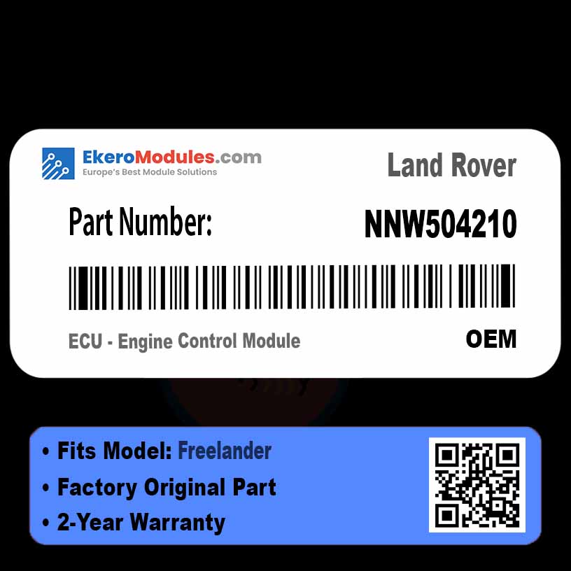 NNW504210 ECU - Engine Control Module | Land Rover Freelander | Genuine OEM Part