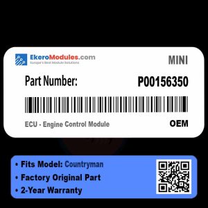 P00156350 ECU - Engine Control Module | MINI Countryman | Genuine OEM Part