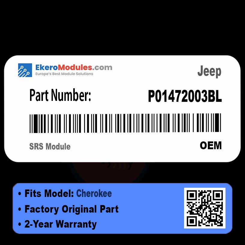 P01472003BL SRS Module | Jeep Cherokee | Genuine OEM Part