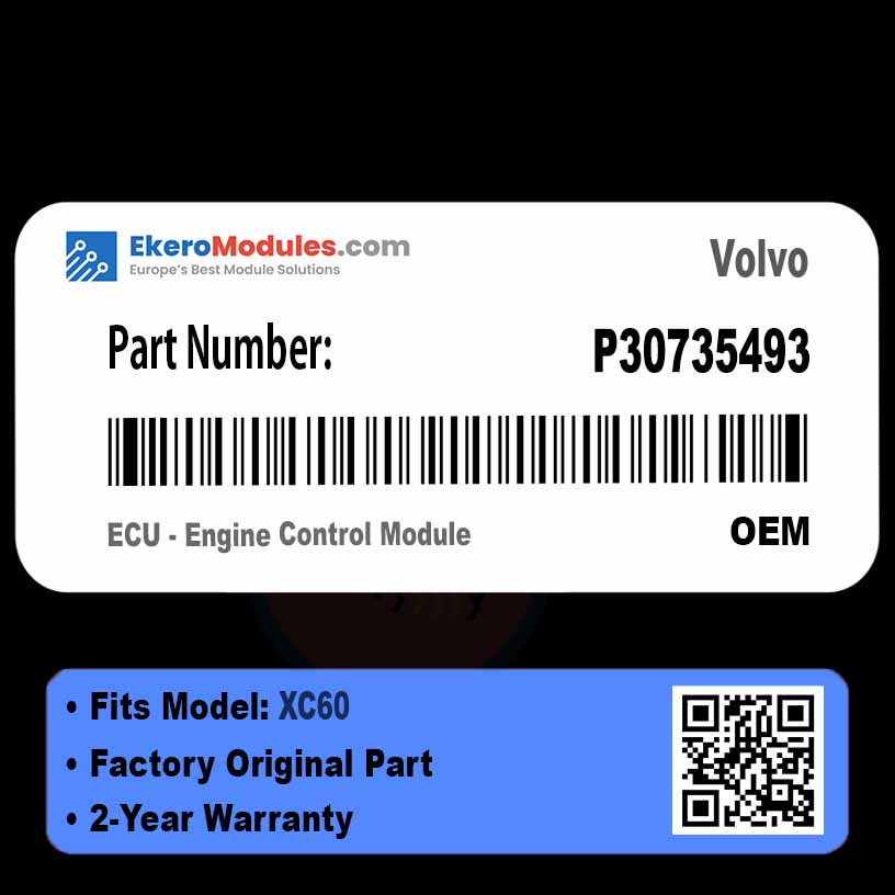 P30735493 ECU - Engine Control Module | Volvo XC60 | Genuine OEM Part
