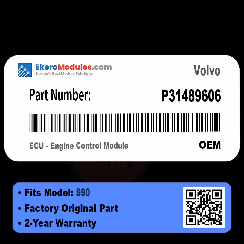 P31489606 ECU - Engine Control Module | Volvo S90 | Genuine OEM Part