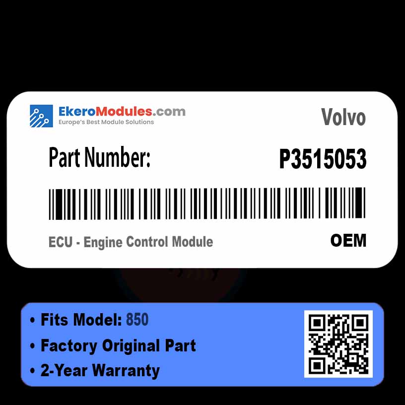 P3515053 ECU - Engine Control Module | Volvo 850 | Genuine OEM Part