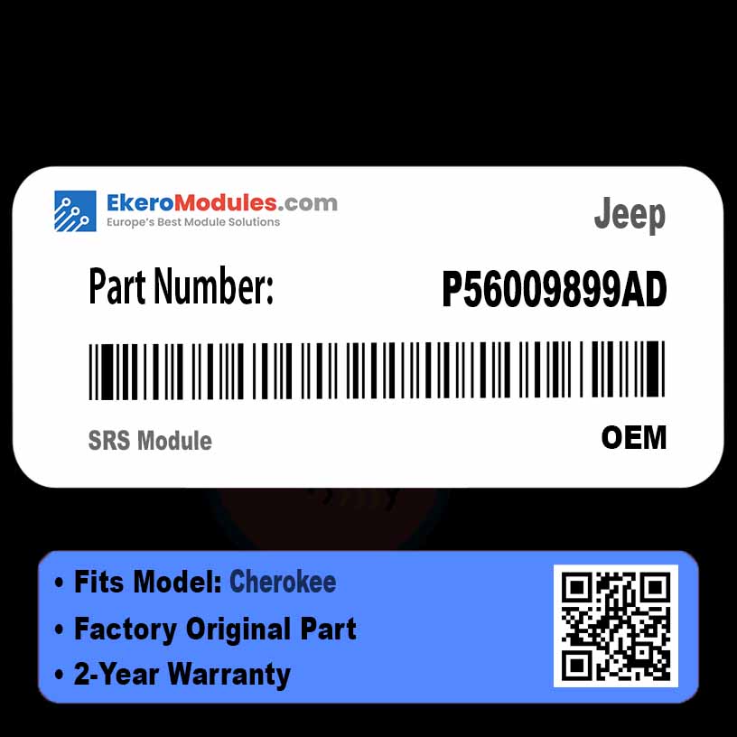 P56009899AD SRS Module | Jeep Cherokee | Genuine OEM Part