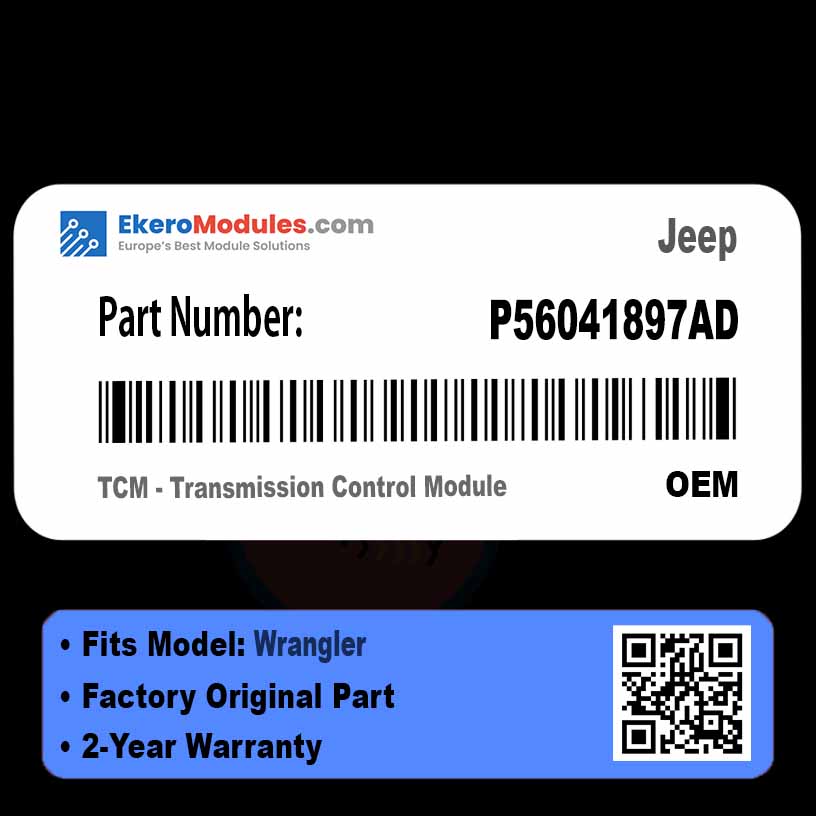 P56041897AD TCM - Transmission Control Module | Jeep Wrangler | Genuine OEM Part