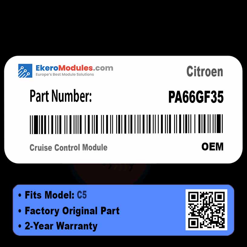 PA66GF35 Cruise Control Module | Citroen C5 | Genuine OEM Part