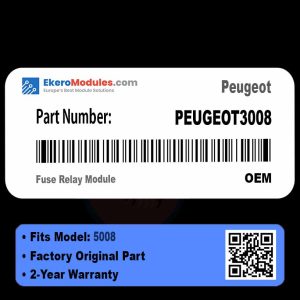 PEUGEOT3008 Fuse Relay Module | Peugeot 5008 | Genuine OEM Part