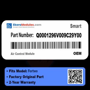 Q0001296V009C29Y00 Air Control Module | Smart Fortwo | Genuine OEM Part