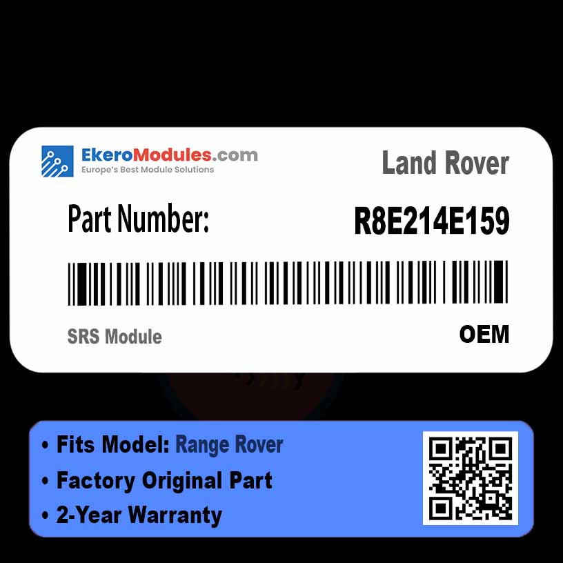 R8E214E159 SRS Module | Land Rover Range Rover | Genuine OEM Part