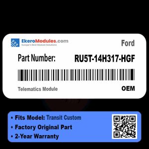 RU5T-14H317-HGF Telematics Module | Ford Transit Custom | Genuine OEM Part