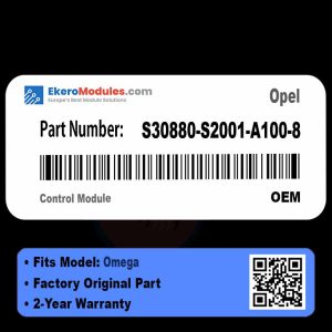 S30880-S2001-A100-8 Control Module | Opel Omega | Genuine OEM Part