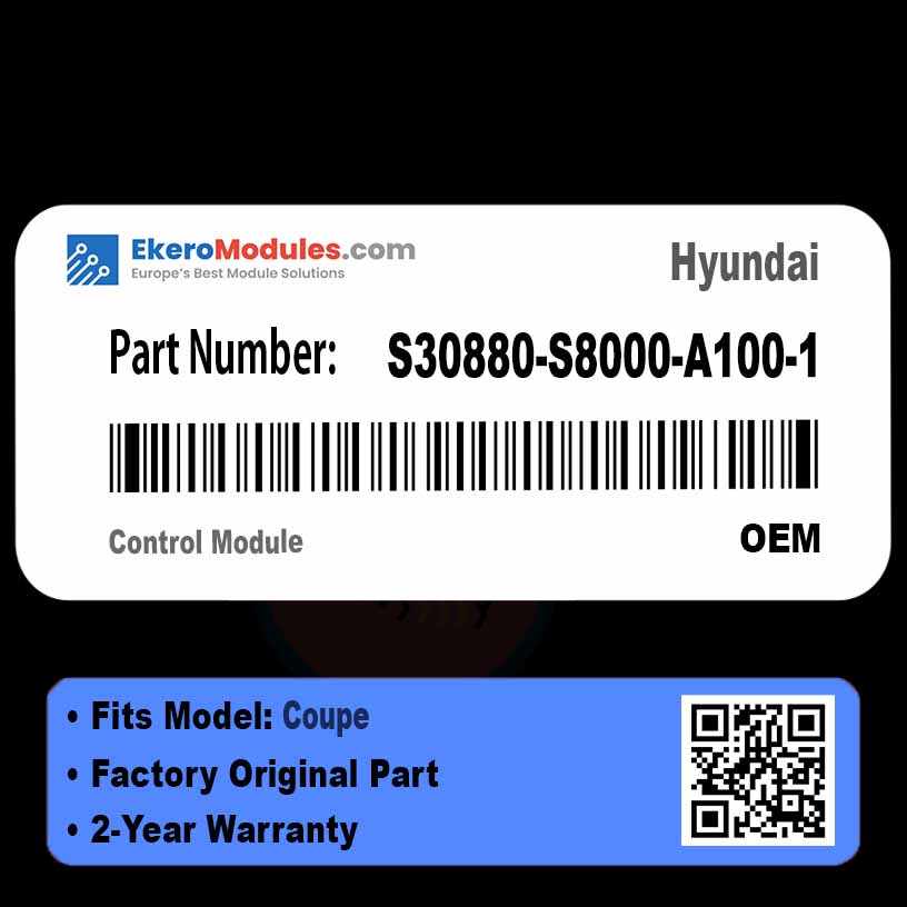 S30880-S8000-A100-1 Control Module | Hyundai Coupe | Genuine OEM Part