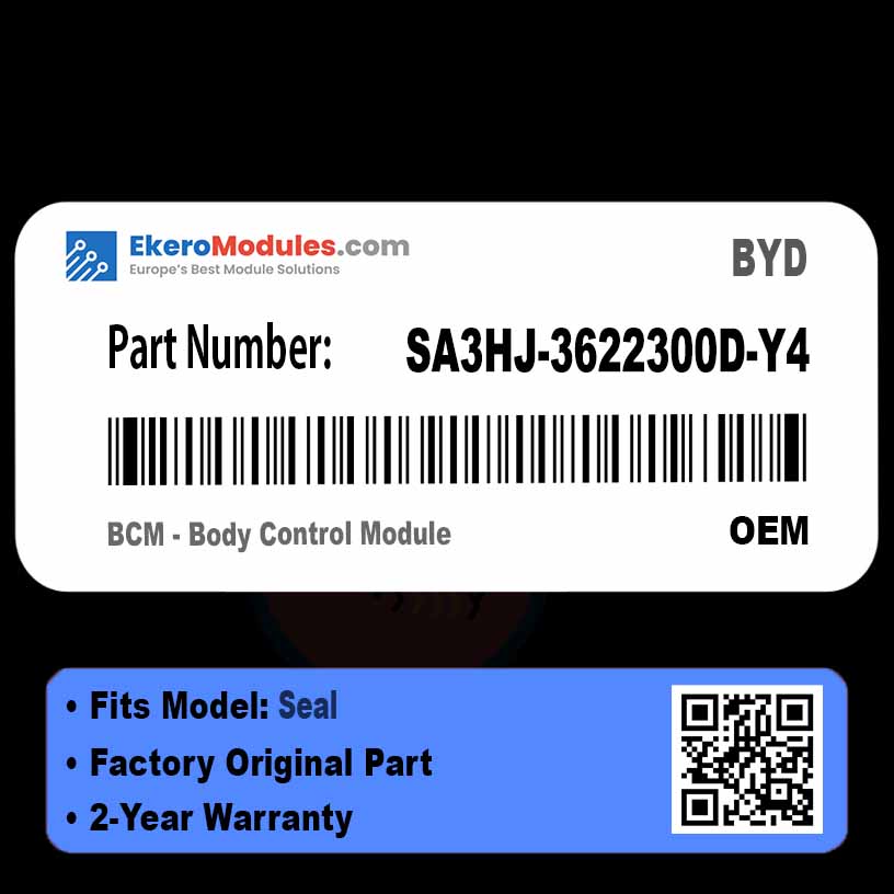 SA3HJ-3622300D-Y4 BCM - Body Control Module | BYD Seal | Genuine OEM Part