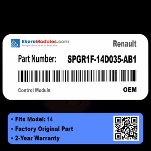 SPGR1F-14D035-AB1 Control Module | Renault 14 | Genuine OEM Part