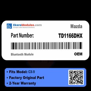 TD1166DHX Bluetooth Module | Mazda CX-9 | Genuine OEM Part