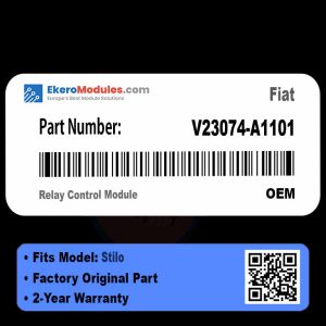V23074-A1101 Relay Control Module | Fiat Stilo | Genuine OEM Part